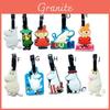 Moomin Amime Flodhest Fugleskræmsel PVC Bagagemærke Med Tegneseriedesign Til Rejsetilbehør