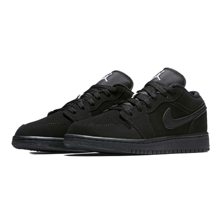 Jordan 1 Retro Low GS Triple Black 553560-019