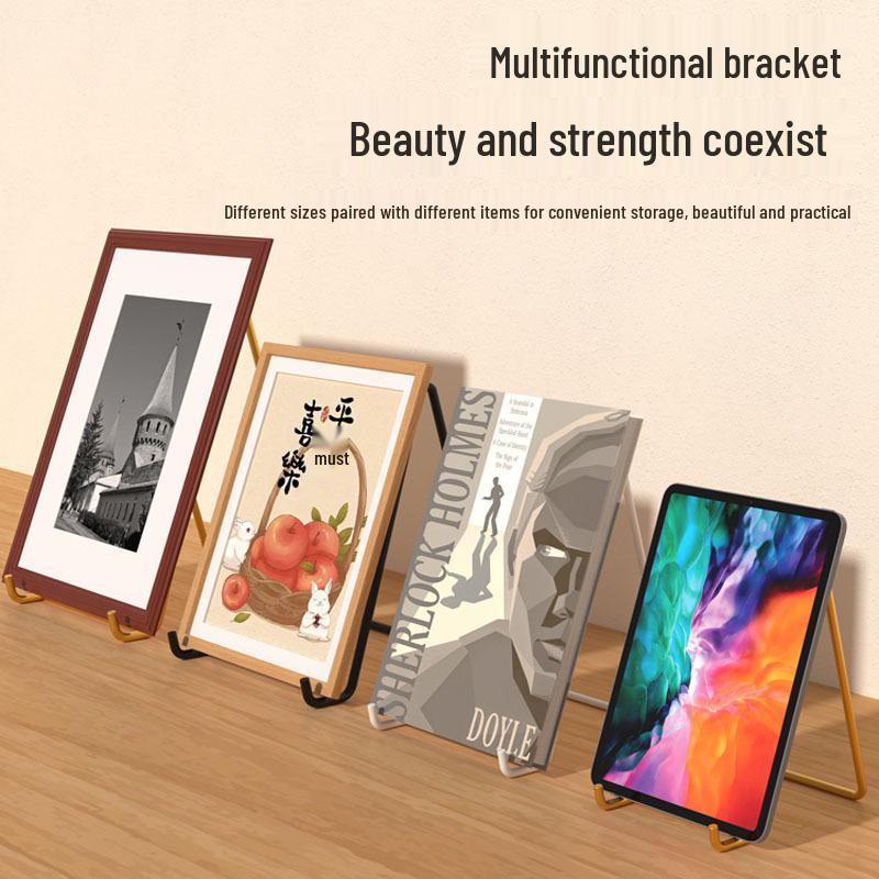 Vertical Glass Photo Frame Stand for Desk and Floor