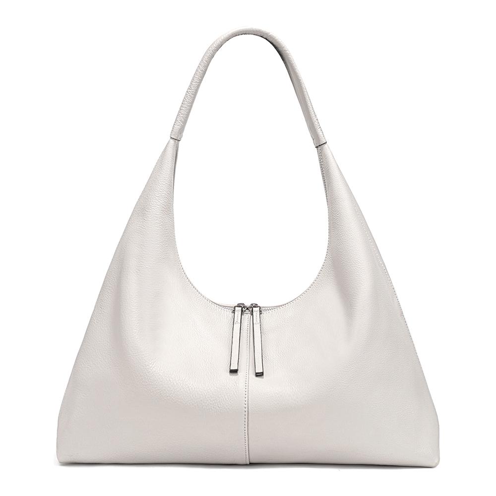 

Женская сумка Zency формата А4 40x16x25cm серый белый