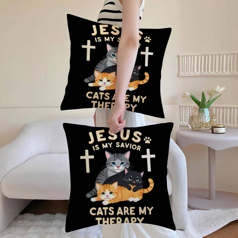 Street Style To Nordic Minimalism Pillow Case Anti-dustmite Pillowcase Invisible Zipper Silky Sofa Cushion Cover