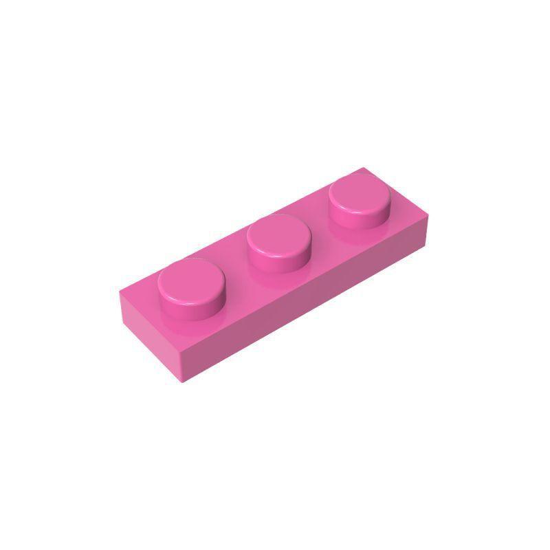 60pcs/lot MOC Bricks Plate 1x3 Compatible With 3623 Children's Toys DIY Building Block Particles Plate Technical Toy