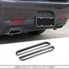 Rear Fog Light Frame Lamp Trim Accessories for Dodge Challenger 15+ Carbon Fiber