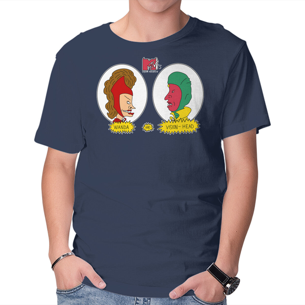 Unisex Crew Neck T-Shirt Sitcom Comic Graphic Short Sleeve Casual Tee XXL