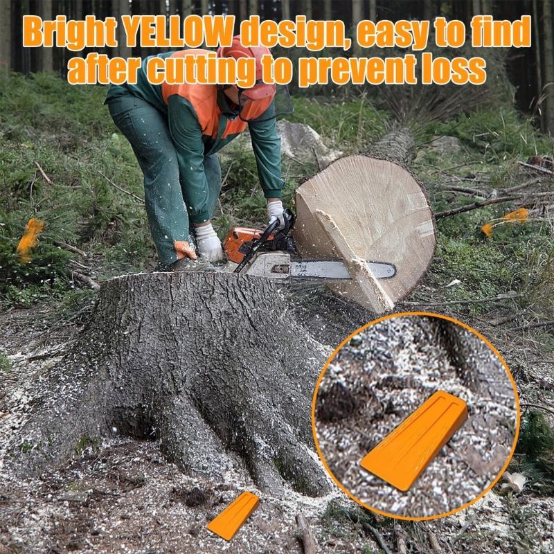 3 Adet Ağaç Kesme Takozu Testere Takozları Oduncular İçin Ağaç Kesme Ekipmanları Ağaçları Yere Stabil ve Güvenli Bir Şekilde Yönlendirme