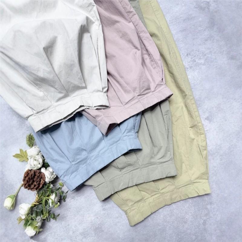 Johnature Summer Casual Loose Pants Japanese Simple Versatile Thin Harem Women Pants