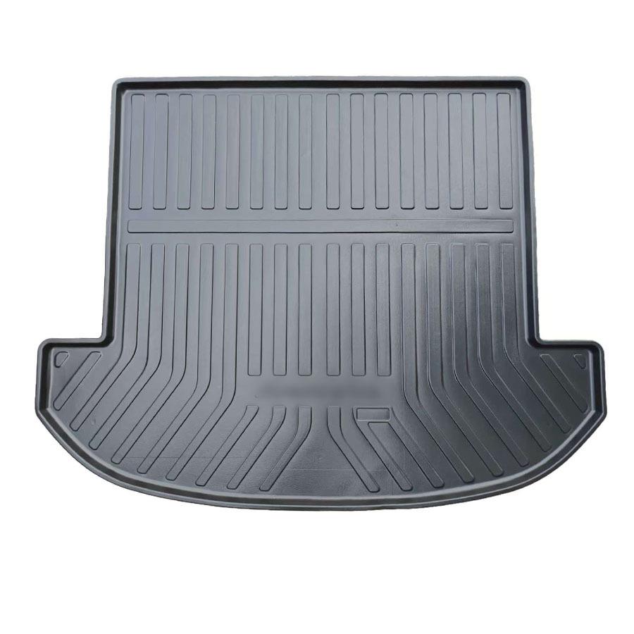 Durable, eco-friendly TPE trunk mat for 2019-2023 Hyundai Santa Fe: waterproof and easy-to-clean.
