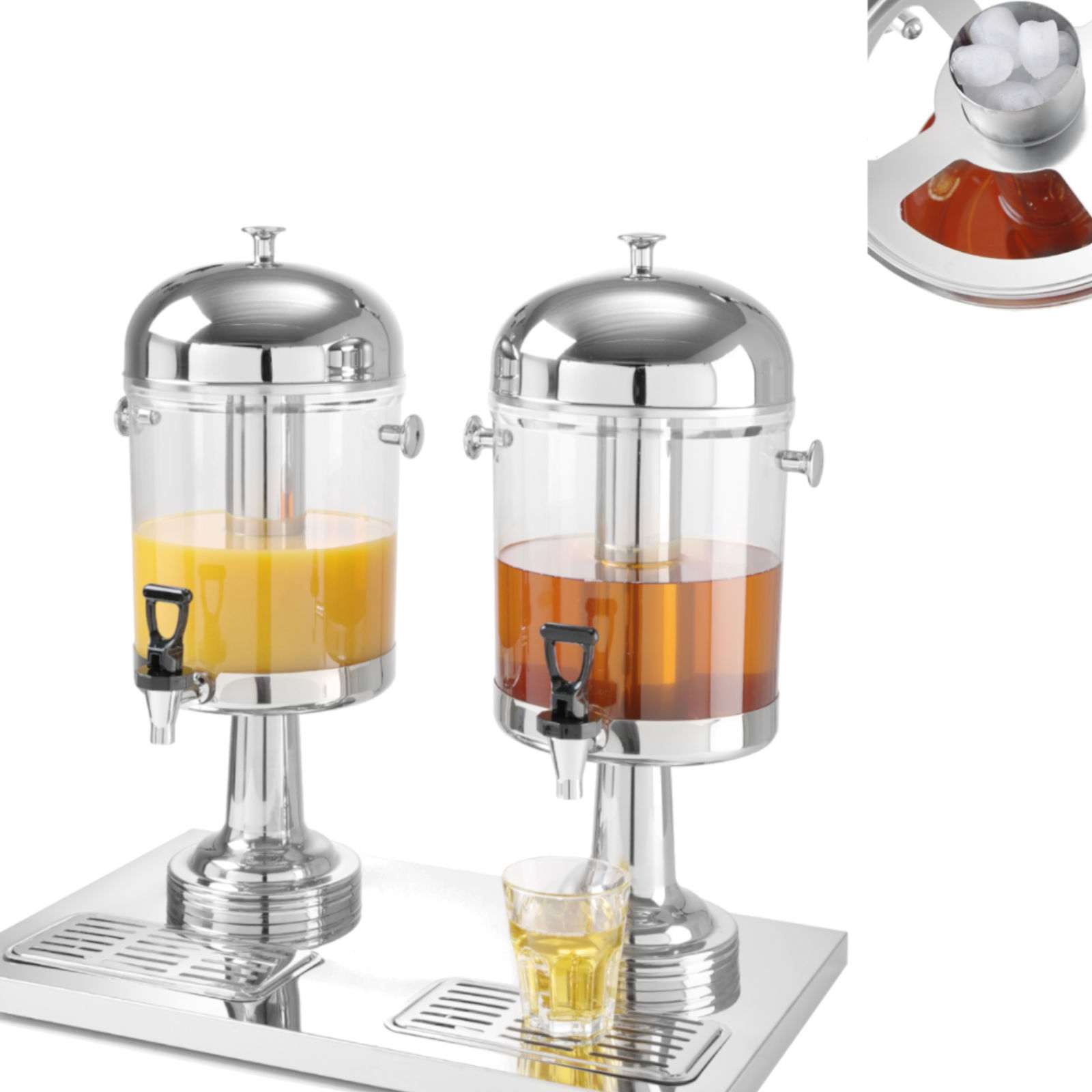 Gekühlter Saftspender, doppel, 2 x 8L