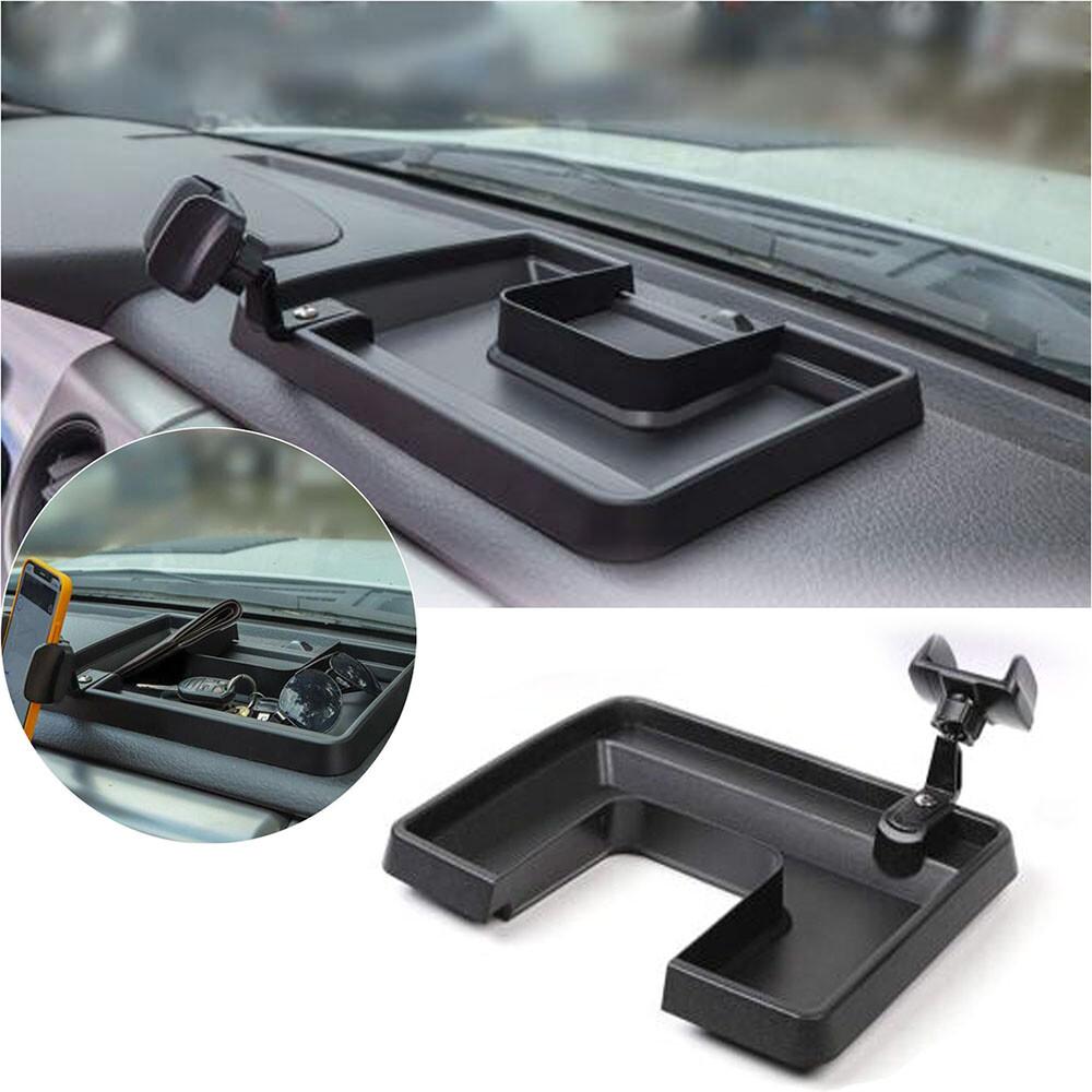 Multifunctional Phone Holder Dashboard Storage Tray Mount For Ford F150 2009-14