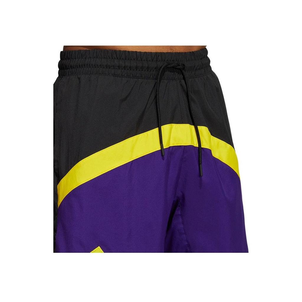 Adidas Colorblock Logo Basketball Shorts Men Bottoms Collegiate-Purple HK9465