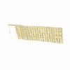 50pcs 8 Rows Chair Sash Napkin Rings  Diamond Mesh Wrap Ribbon For Wedding Christmas Gold