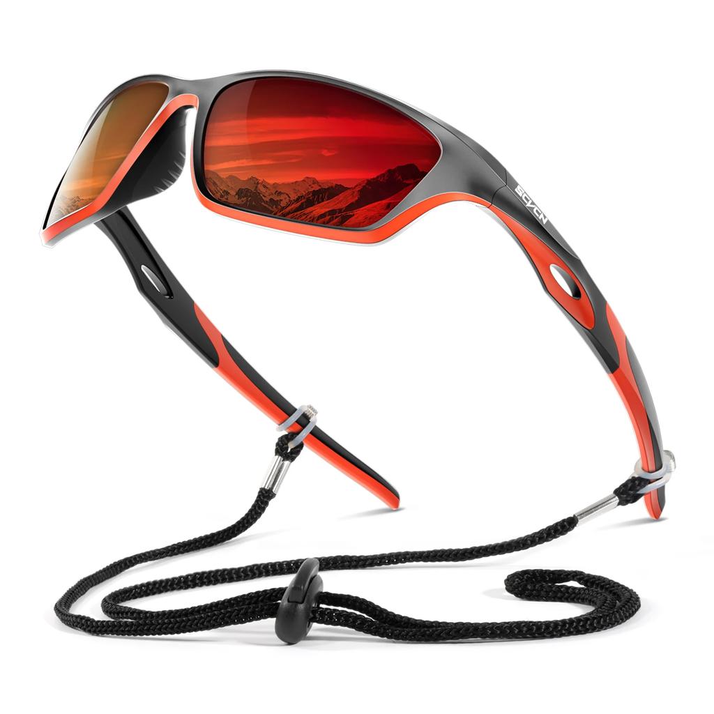 SCVCN Polarized Fishing Sunglasses Sports Sunglasses for Men and Women Cycling Glasses Mountain Bicycle Riding Goggle Bike UV400