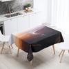 Creative Plant Love Printing Tablecloth Scenic  Camping  Antifouling Waterproof Table Home Decoration