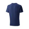 Li Ning Badminton Series Letter Round Neck Breathable Versatile Short Sleeve Badminton Shirt Unisex Tops Deep-Navy AHSV045-5