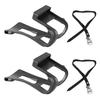 1 Set of Bicycle Pedal Foot Fender Toe Pedal Clips Straps for Fixed Gear and Road Bikes Non-Slip &