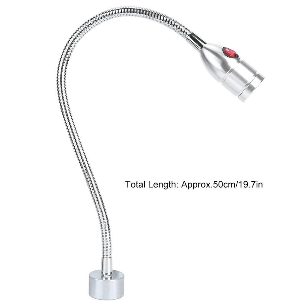 3W LED Flexible Gooseneck Lamp Work Desk Light for Machine Tools Workbench ?