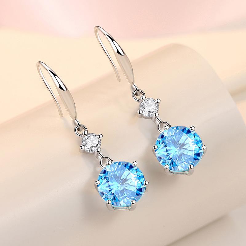 

Серьги-гвоздики с муассанитом цвета D для женщин, покрытые серебром 925 пробы, 18 каратным золотом, Свадебные украшения, Изящные украшения