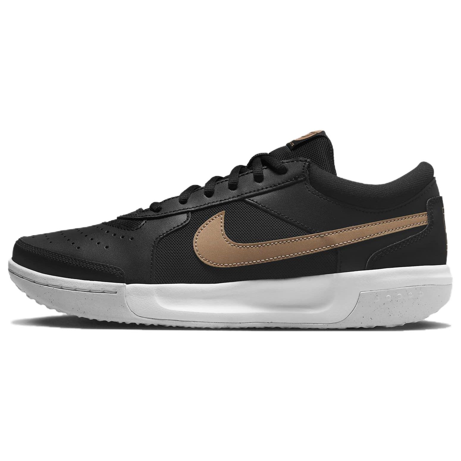 

NikeCourt Zoom Lite 3 Black Metallic Red Bronze Women Sneakers White DV3279-001 39