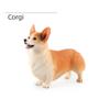 Figurine de Chien Simulation Modèle Animal Miniature Réaliste Chiot Animal de Compagnie Décoration de Jardin Féerique