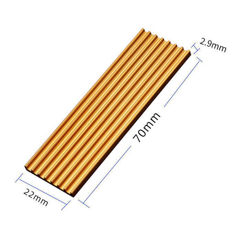 Aluminum Cooling Heatsink Heat Dissipation Radiator For M.2 Ngff Sata Pci-E Nvme