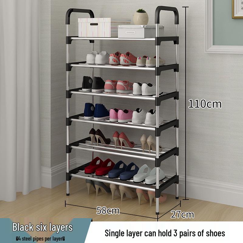 Multi-layer Minimalist Shoe Rack for Home or Dorm Assembly