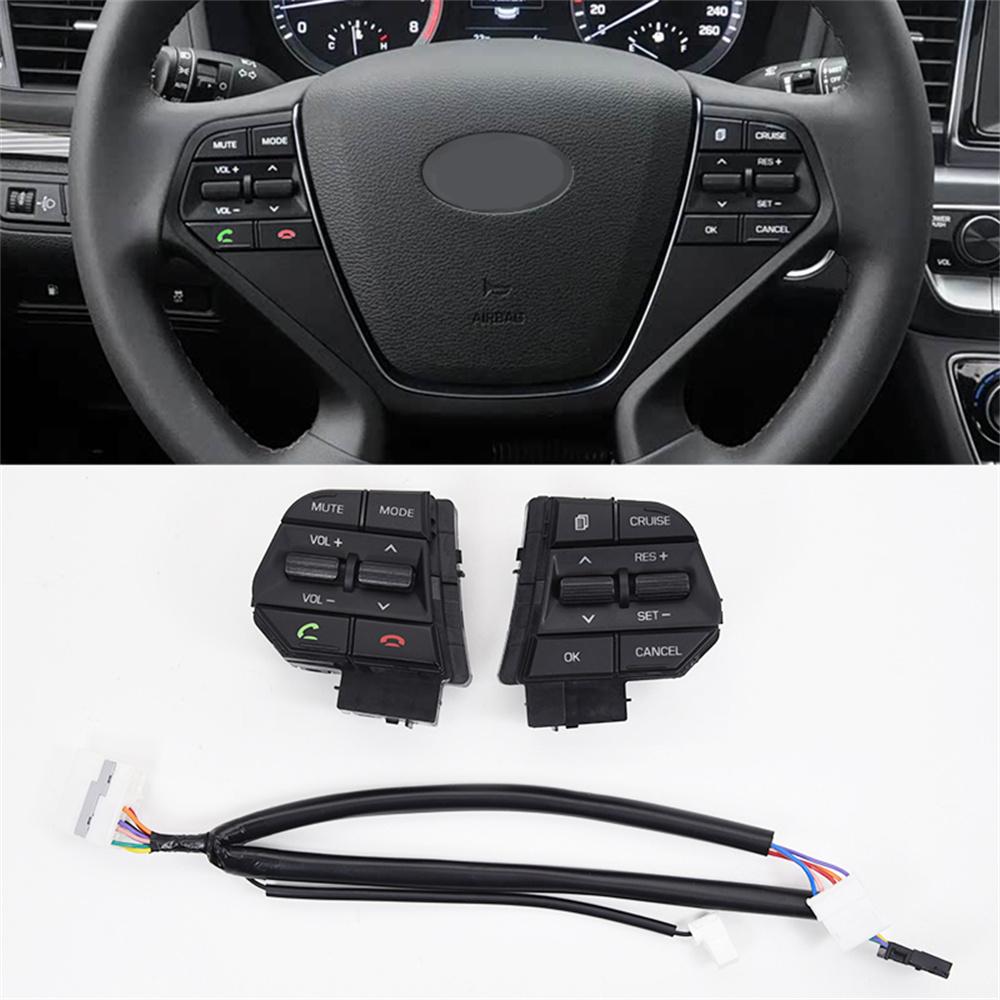 

Left & Right Steering Wheel Switch With Wire Harness For Hyundai Sonata 2.4 2015