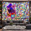 Arazzo da Parete Nome Personalizzato Modello Poppy Playtime Tessuto Stampato Personalizzato Decorazione Murale