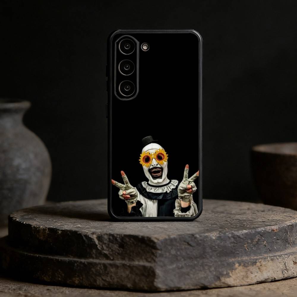 Art the Clown Horror T-Terrifier Handyhülle Für Samsung Galaxy A13,21s,22,31,32,52,53,71,72,73,Weiche Schwarze Hülle