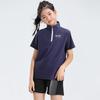 Unisex Quick-Dry Half-Zip Fitness Top for Outdoor Running