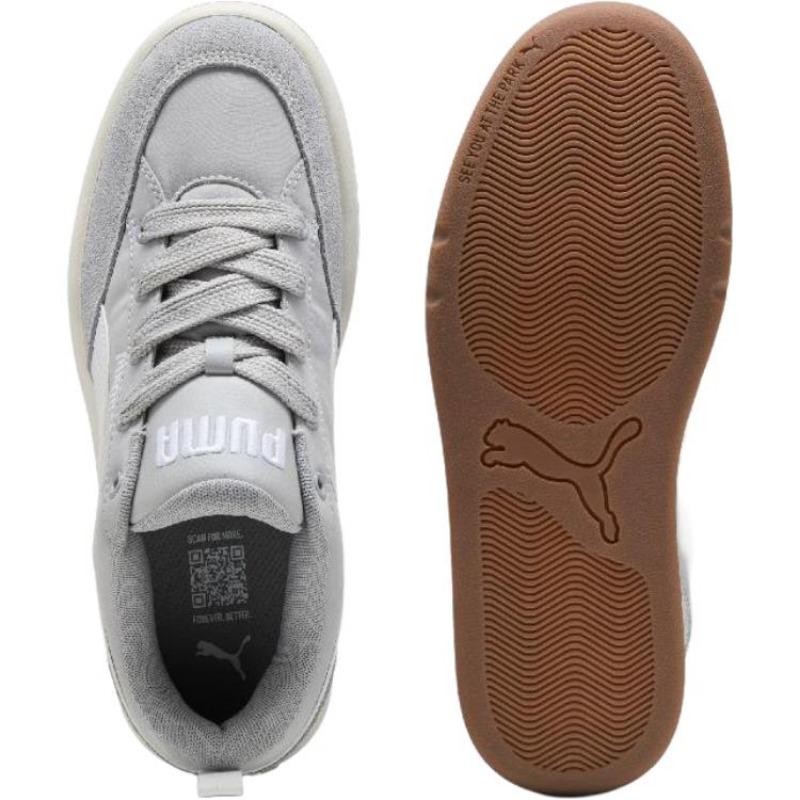 Puma Park Lifestyle SK8 Unisex Fabric Split Leather Synthetic Leather Comfort Skate Shoes Grey 397495-09