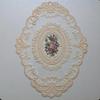 European Oval Lace Embroidery Coaster Bedroom Study Kitchen Cup Table Mat Food Fruit Plate Cover Decoration