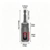 Open Side Structure Hex Socket Adapter Extended Reach Hex Driver Bit Open End Socket  Bolt Removal
