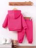 Adorable Baby Girl Wool Sweatshirt & Stylish Sweatpants Set for Autumn/Winter Outdoor Fun – Perfect New Baby Gift