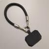 For Cell Phone Coarse Type Weaving Nylon Short Hand Lanyard Strap Wrist Chain Pendant Phone Outdoor Anti-Lost Rope Metal Button
