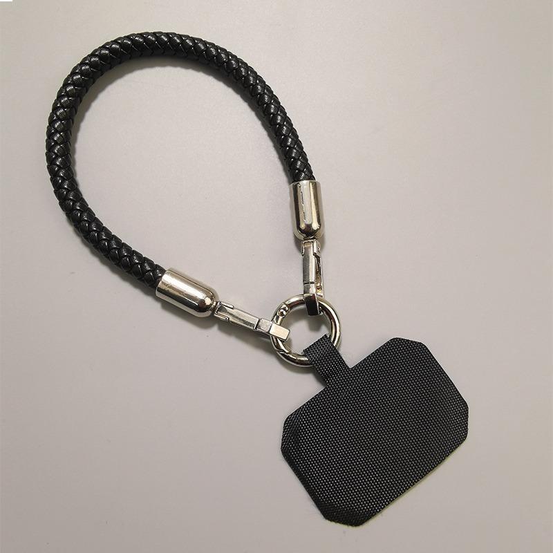 

For Cell Phone Coarse Type Weaving Nylon Short Hand Lanyard Strap Wrist Chain Pendant Phone Outdoor Anti-Lost Rope Metal Button