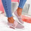 Women's Spring, Summer and Autumn Solid Color Mesh Sports Shoes, Breathable and Comfortable Single Shoes