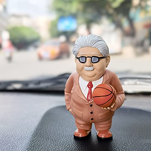 KRGNPLE Slam Dunk Toy Model Figure Mitsuyoshi Anzai Coach Anzai Car Ornament Decorative Cartoon Figure (Design: Coach Anzai, Total 1 Piece)
