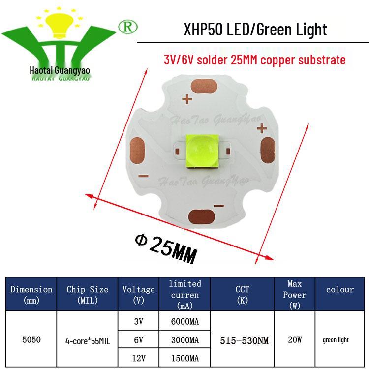 Imitation CREE XHP50 2nd Gen 5050 LED Chip 20W High Power LED Surface Mount Light Source