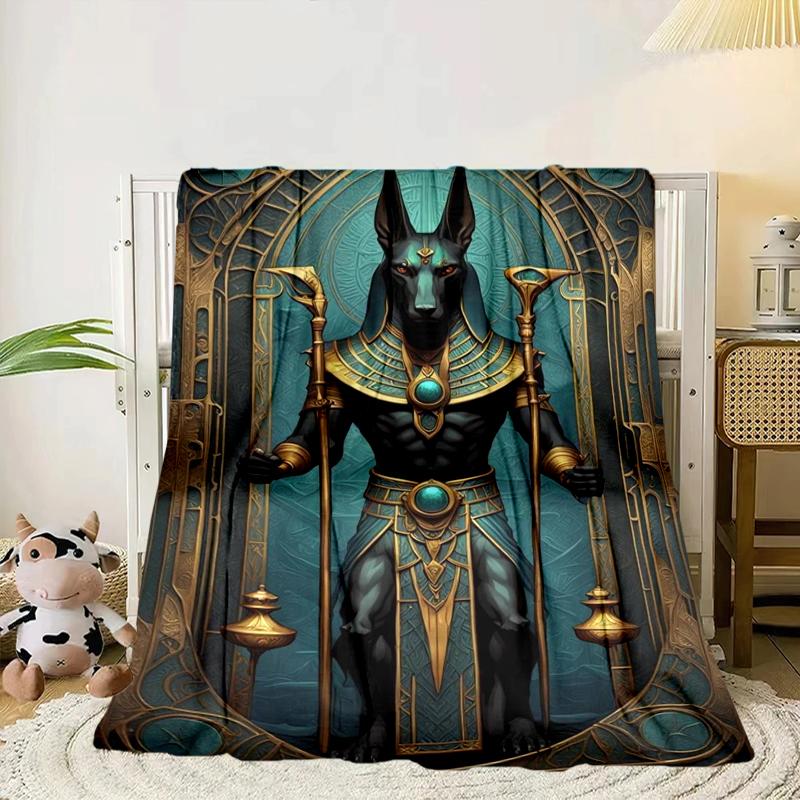 Egyptian Cat Mythology Blanket Flannel Blanket Throw Blanket Sofa Cover Blanket Soft Premium Blanket Picnic Blanket Tv Blanket Gifts