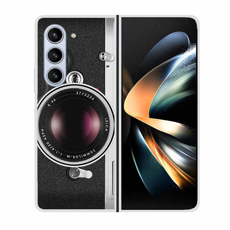 

For Samsung Galaxy Fold 6 Case Cool Space Animal Clear Hard Phone Cases for Galaxy Z Fold6 5G 2024 Back Cover Zfold6 Shells Capa Galaxy Z Fold6