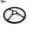 15inch Black PU Steering Wheel 380MM Vintage Sports Car PU Steering Wheel