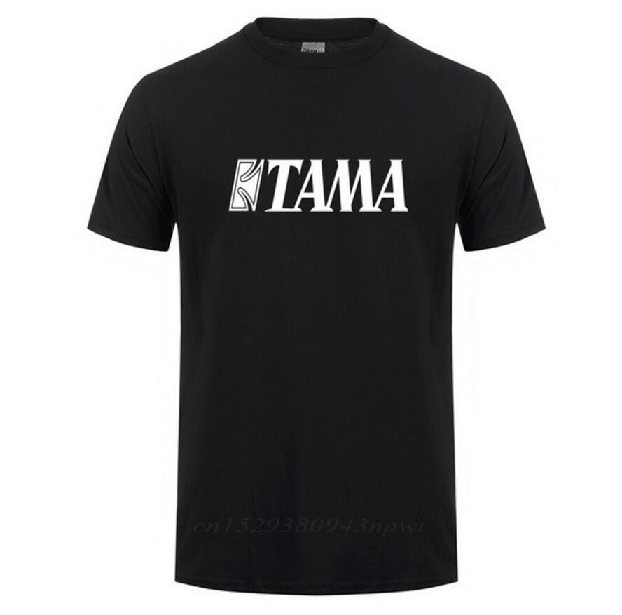 Men Printed Tama T Shirt New Cool Printed Drums Tshirts Men Oneck Short Sleeve Cotton Music Tshirts Custom Tshirt S