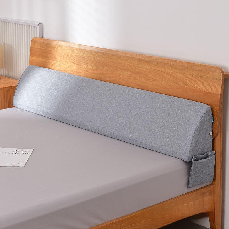 Detachable and Washable Triangle Wedge Pillow: Lumbar Support & Bedside Backrest for Reading