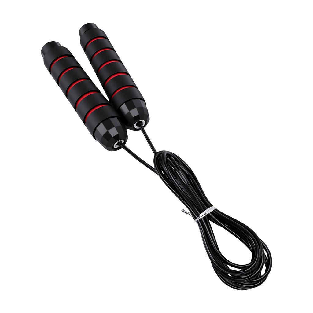 Jump Rope Steel Wire Bearing Speed Jump Rope Fitness Equipment Adjustable Length Foam Handle Exercise Skipping Rope for