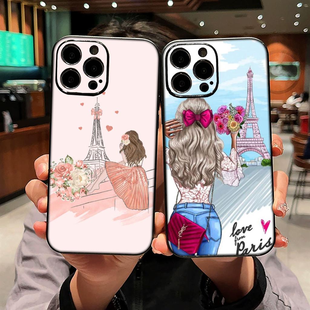 for Samsung Galaxy A55 A56 A25 A36 A54 S8 S9 S21 S20 FE A53 A13 A12 A14 A33 A70 A71 A51 A21S Case France Paris Eiffel Tower