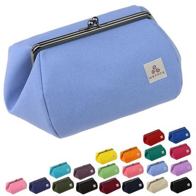 Watona Canvas Kosmetiktasche 50w (Breit) (Baby blau)