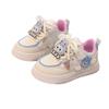 Girls' Cartoon Soft-soled Sports Shoes Fashionable and Versatile Breathable White Shoes