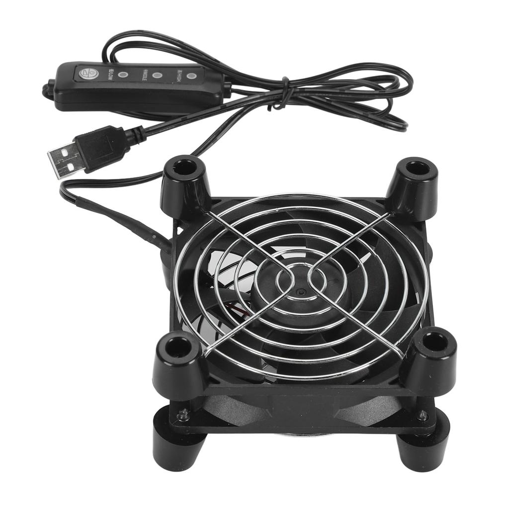 90mm PC Case Fan Professional 5V 2800RPM Efficient Low Noise 3 Levels Adjustment USB Case Fan for Computer Game Console