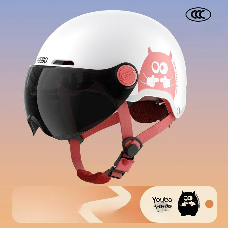 3C Certified Electric Vehicle Helmet, Couple s All-season Universal Electric Motorcycle, Men s Half-helmet Helmet one size fits all