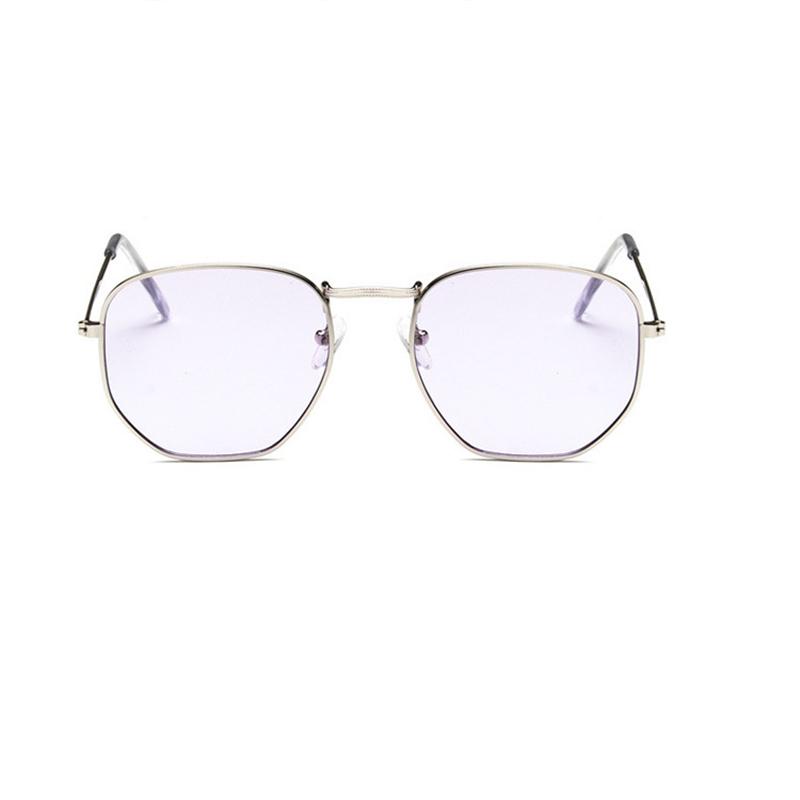 Lunettes de soleil hexagonales pour hommes Marque Designer Petites lunettes de soleil carrées Monture métallique Lunettes pour la conduite et la pêche Lentes De Sol Hombre UV400